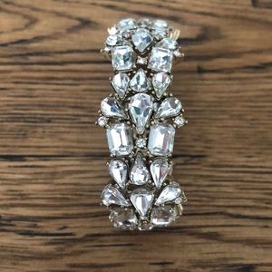 JCrew crystal stretch bracelet